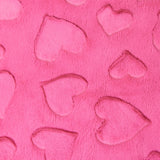 Luxe Cuddle® - Hearts Fuchsia Yardage Primary Image