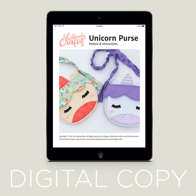 Digital Download - Unicorn Purse Pattern Primary Image