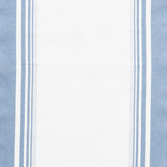Vista Toweling - Border Stripe Sky 18" Wide Toweling Yardage