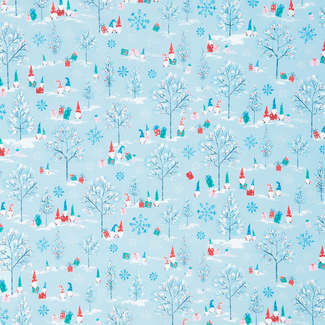 Christmas Fabric by the Yard, Gnome Print Fabric,christmas Gnomes