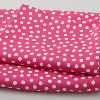 Wilmington Essentials - On The Dot Pink 3 Yard Cut