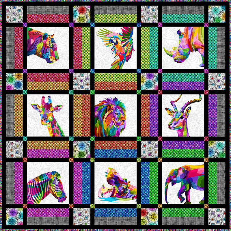 Colorful Quilt Pattern Alternative View #2