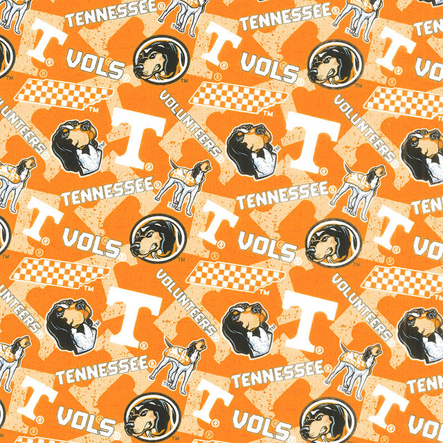 NCAA - Tennessee Tone on Tone Orange Yardage Primary Image