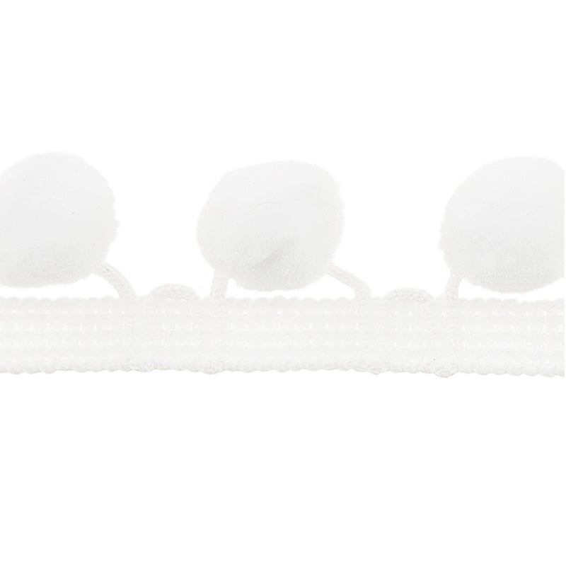 PomPom Fringe - White 1-1/8" Primary Image