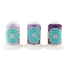 Missouri Star Purples 50 Wt Cotton Thread Stash Builder 3 Pack