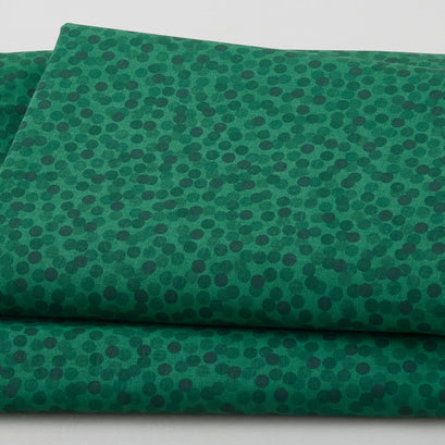 Chromadots - Dots Hunter Green 3 Yard Cut
