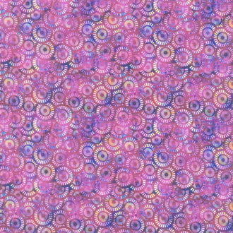 Halcyon II - Wheels Purple Yardage
