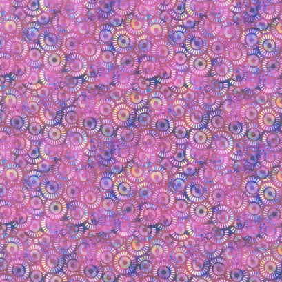 Halcyon II - Wheels Purple Yardage
