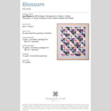 Digital Download - Blossom Quilt Pattern by Missouri Star Alternative View #1