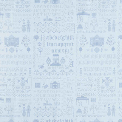Pride & Prejudice - Meryton Sampler Blue Yardage