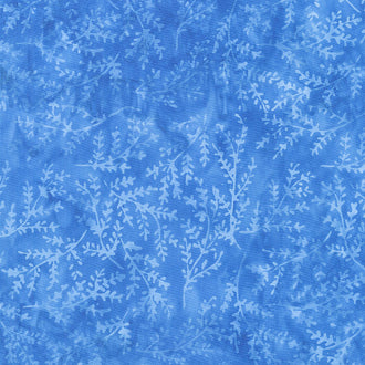 Happy Hive Batiks - Sprig Blue French Blue Yardage
