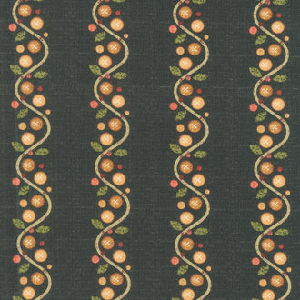Home Sweet Home - Mini Stripe Black Yardage