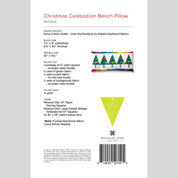 Digital Download - Christmas Celebration Bench Pillow Pattern by Missouri Star Alternative View #1