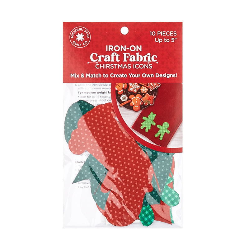 Missouri Star Iron-on Fabric - Christmas Shapes Alternative View #1