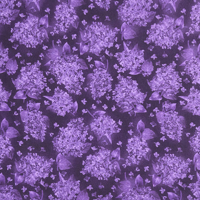 Elizabeth Flannel - Lilacs Lupine Yardage
