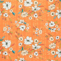 Gloria - Olden Bouquets Rust Yardage Primary Image