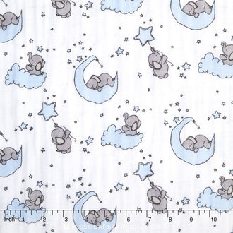 Embrace - Double Gauze Little One Cotton Baby Blue Yardage