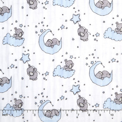 Embrace - Double Gauze Little One Cotton Baby Blue Yardage