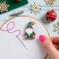 Christmas Gnome Magnetic Needle Minder Alternative View #1
