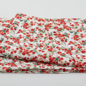 Christmastime - Winter Berries Red 2 Yard Cut
