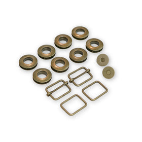 Sallie Tomato Joanna Backpack Hardware Kit - Antique Primary Image