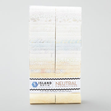 Foundations Neutrals Batiks Strips Alternative View #1