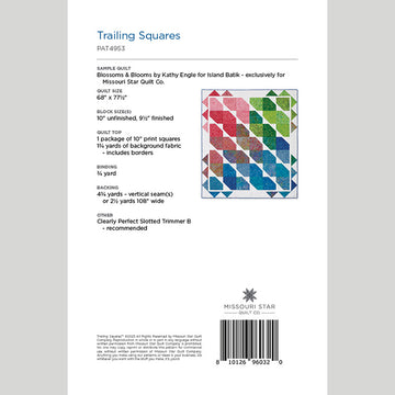 Digital Download - Trailing Squares Quilt Pattern by Missouri Star Alternative View #1