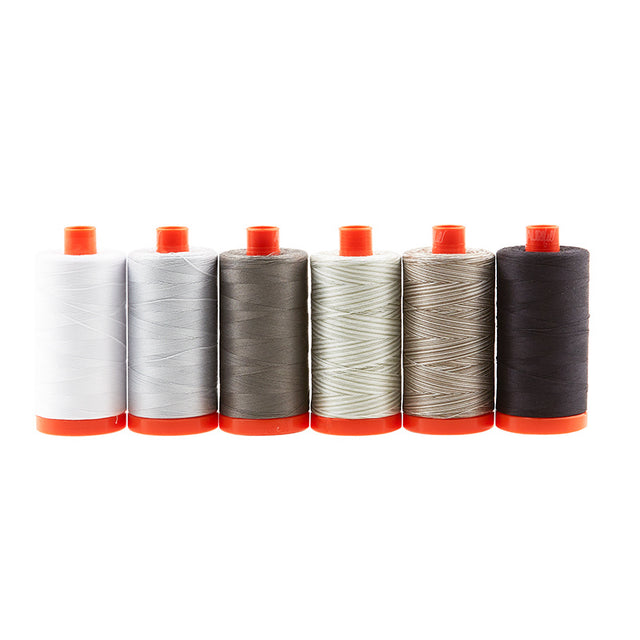 AURIfil™ Natalie Barnes Makers Collage Thread Collection - 6 Large Spools Primary Image