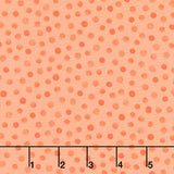Harold the Hare - Tonal Dot Coral Yardage Primary Image