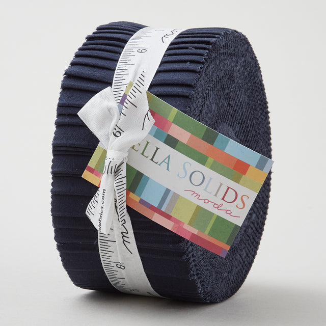 Bella Solids Navy Jelly Roll Primary Image