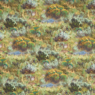 Home on the Range - Grassy Plain Green Multi Yardage