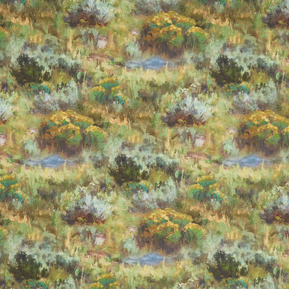 Home on the Range - Grassy Plain Green Multi Yardage