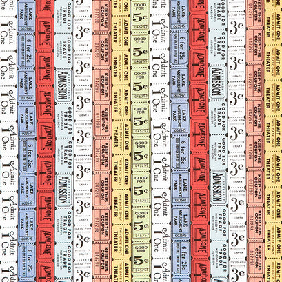 Art Journal - Ticket Rolls Multi Yardage