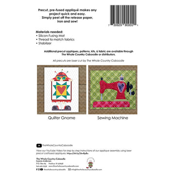 Sewing Machine Precut Fused Applique Pack Alternative View #2