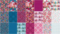 Poppies and Plumes Fat Quarter Bundle