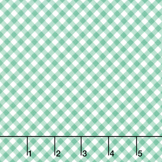 Spring Gardens - Gingham Green Yardage