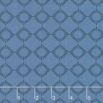 American Beauty - Burst Navy Yardage
