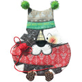 Grey Kitten Ugly Sweater Air Mail Ornament Kit Primary Image