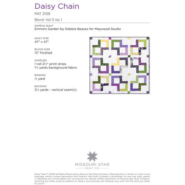 Daisy Chain Pattern by Missouri Star
