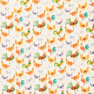 Dale Farm - Chickens Cream Yardage