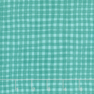 Dale Farm - Plaid Teal Yardage