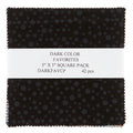 Dark Color Mystery Designer Favorites 5" Square Pack