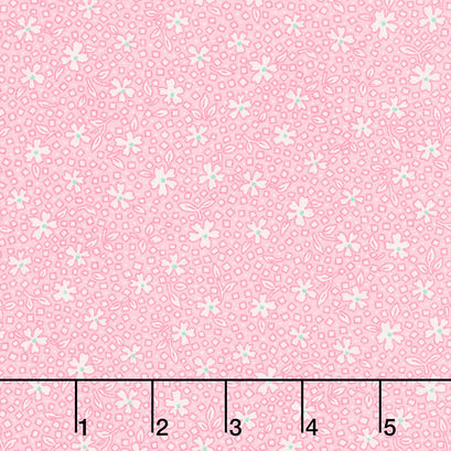 Darlene's Favorites - Flowers Baby Pink Yardage
