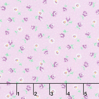 Darlene's Favorites - Flowers Lavender Yardage
