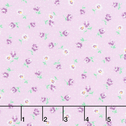 Darlene's Favorites - Flowers Lavender Yardage