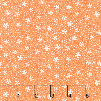Darlene's Favorites - Flowers Mango Yardage