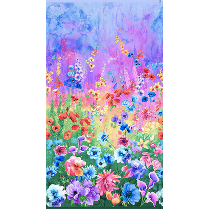 Day Dreaming - Floral Multi Digitally Printed Panel