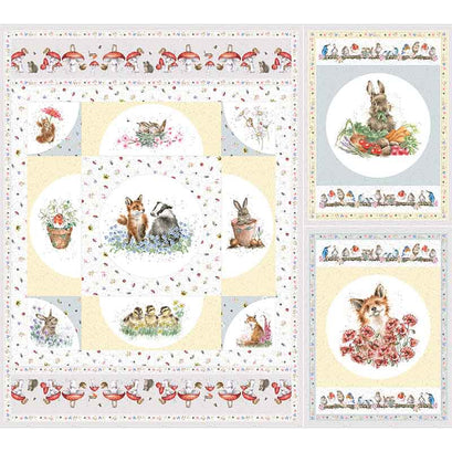 Bramble Patch Multi Minky Panel