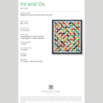 Digital Download - Xs & Os Quilt Pattern by Missouri Star Alternative View #1
