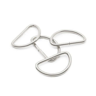 D-Rings - 1-1/2" Nickel